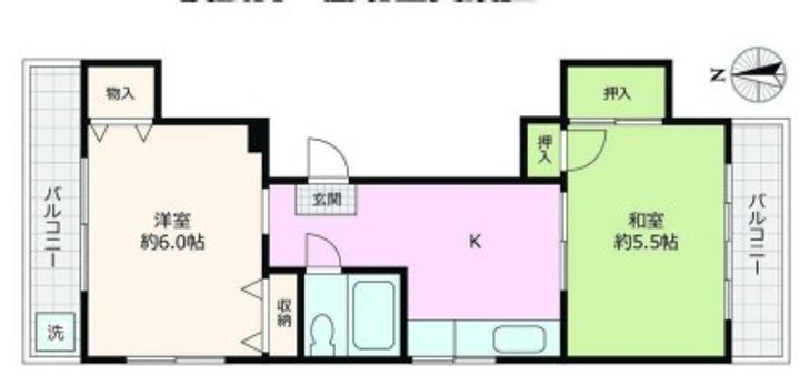 セントリバーハウスの間取り