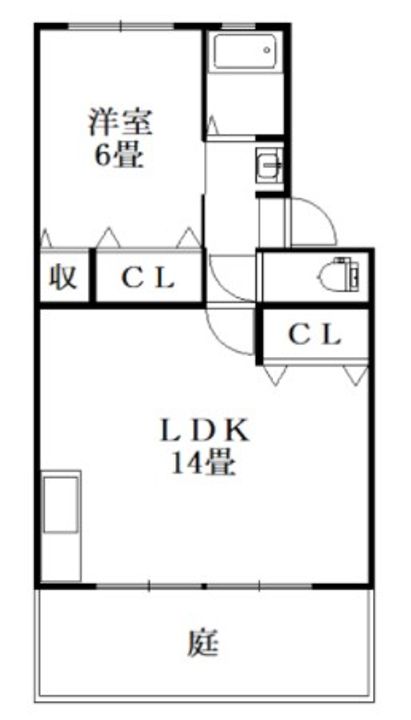 徳島県徳島市北沖洲3(アパート)の賃貸物件の間取り