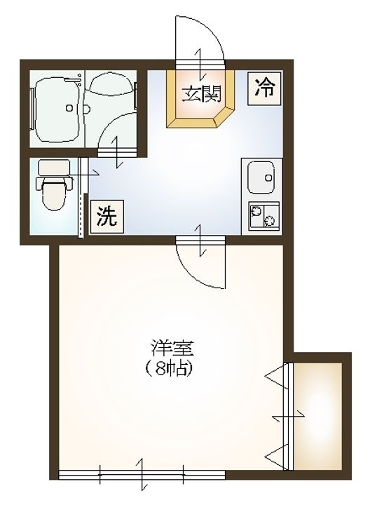メゾンフォルテA棟の間取り