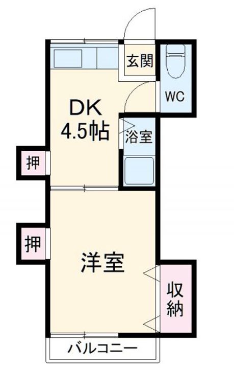 マルヤ荘の間取り
