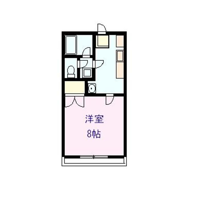 ブルーハイツB棟の間取り