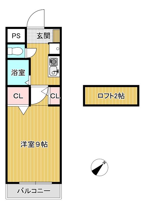 ルミエールガーデンI番館の間取り