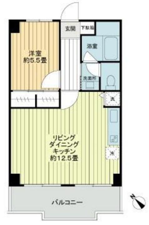 ライオンズマンション調布国領の間取り