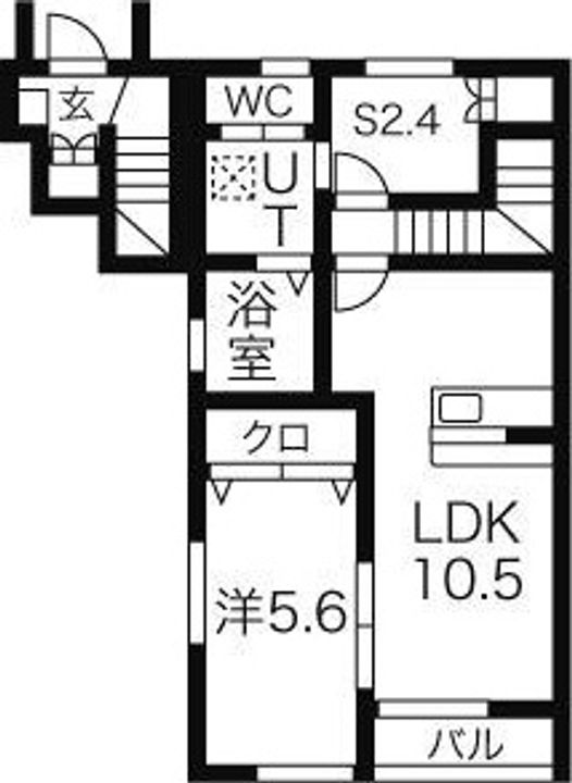 矢巾町大字高田第15地割【フェリーチェ】築12年の間取り