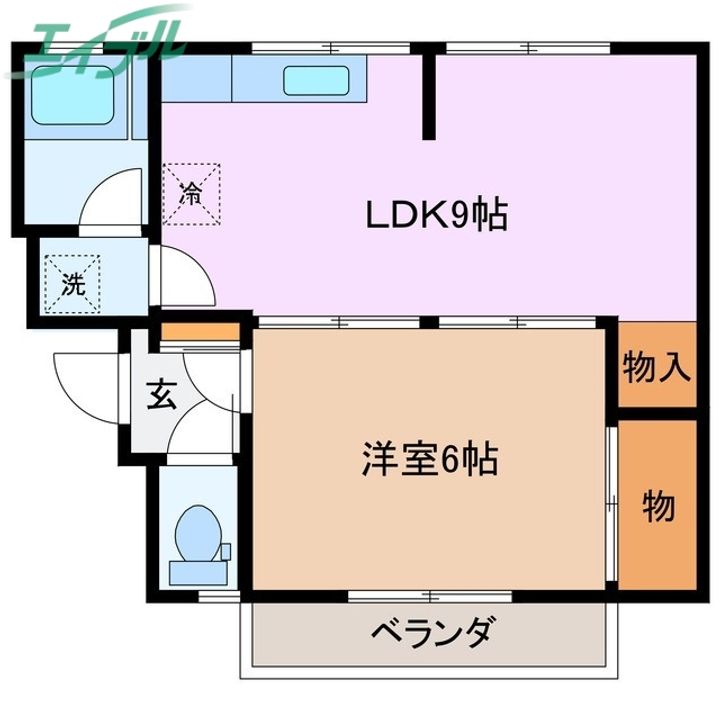パールハイツの間取り