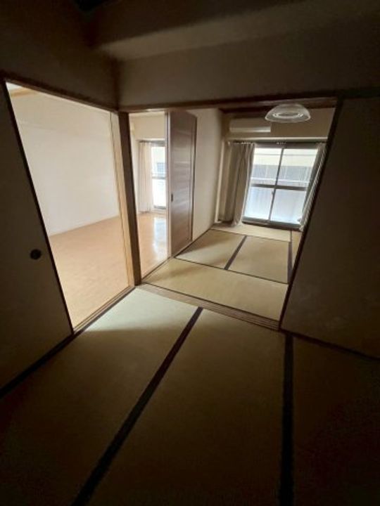 天満橋筋ビューハイツの居間