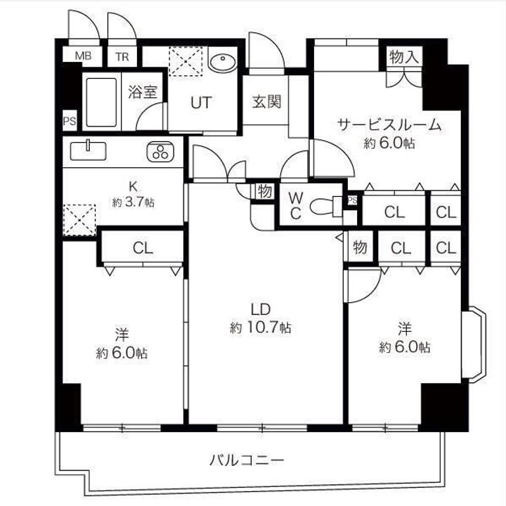 ドミール・コンフォールの間取り