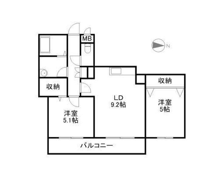 Many’s Courtの間取り