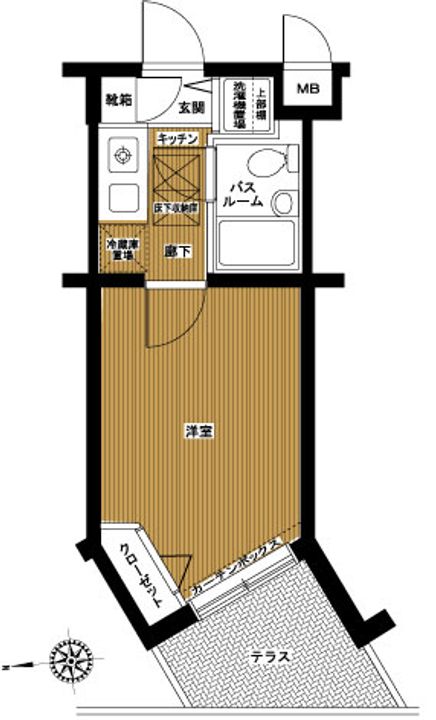 フェニックス芦花公園駅前壱番館の間取り