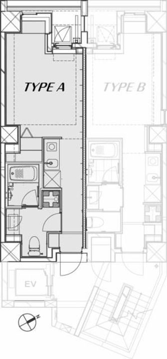 東京都渋谷区恵比寿西1(マンション)の賃貸物件の間取り