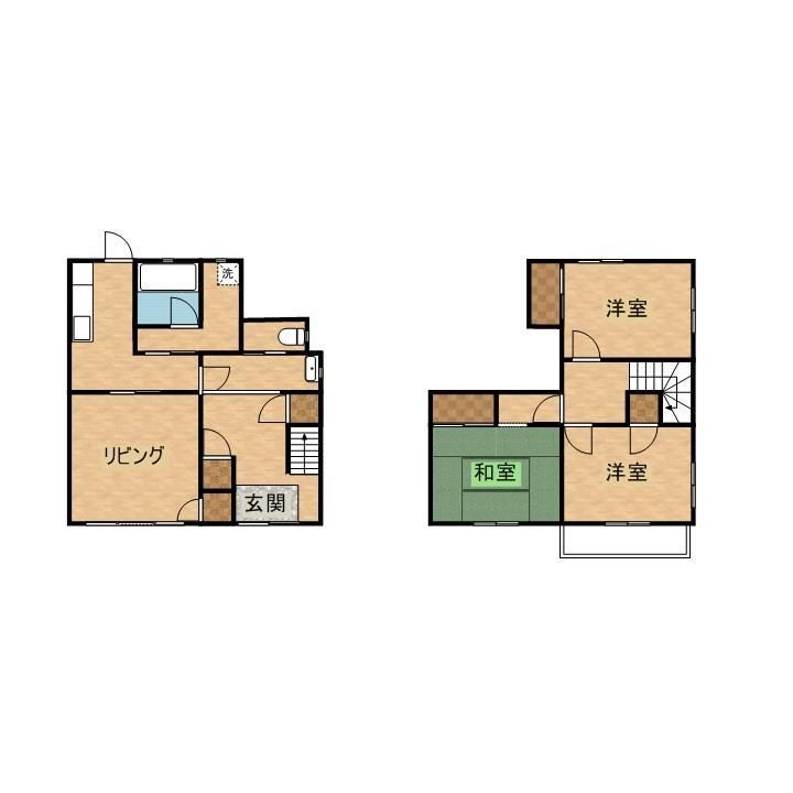 岡邸の間取り