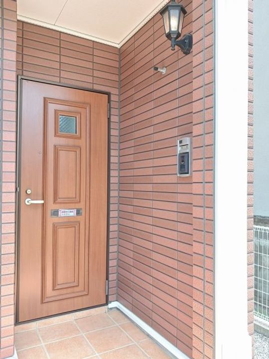 福島県福島市瀬上町字行人堂(アパート)の賃貸物件の玄関