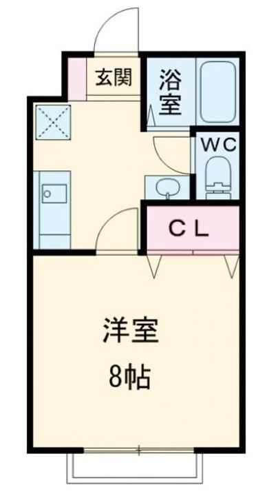 新潟県新発田市中曽根町3(アパート)の賃貸物件の間取り