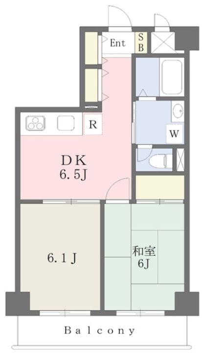 東京都豊島区雑司が谷1(マンション)の賃貸物件の間取り