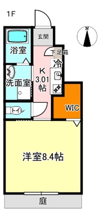 クレア コートの間取り