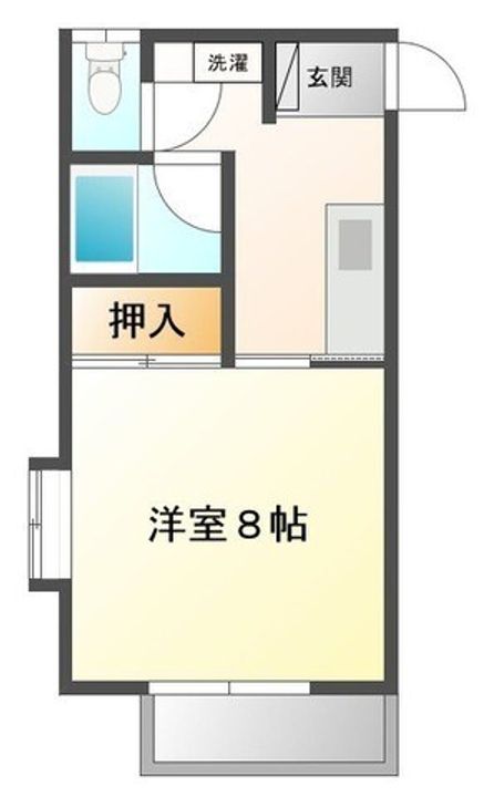 パディコート(ゼロ賃貸)の間取り