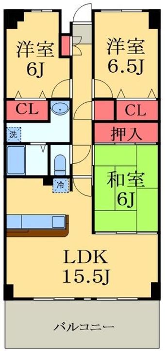 千葉県八千代市村上南1(マンション)の賃貸物件の間取り