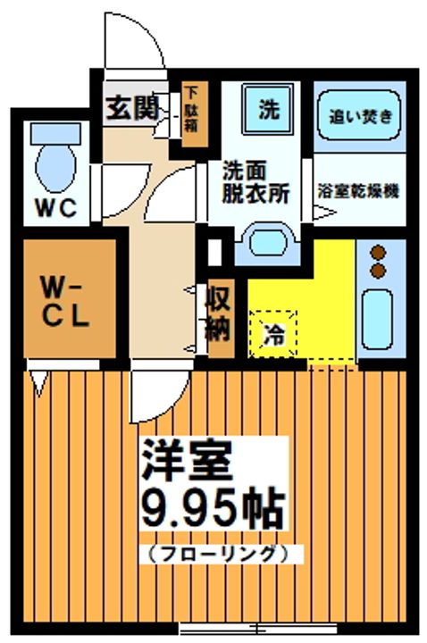 東京都渋谷区本町6(マンション)の賃貸物件の間取り