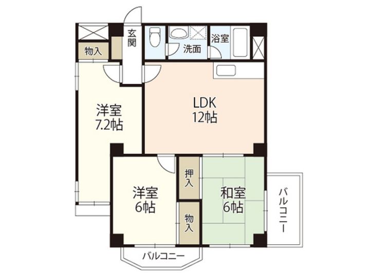 第2古江グリーンハイツの間取り