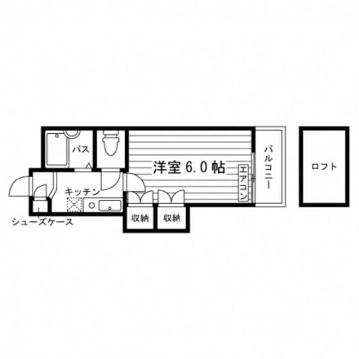 レオパレス広瀬町の間取り