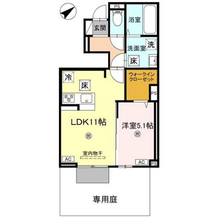 兵庫県加東市上滝野(アパート)の賃貸物件の間取り