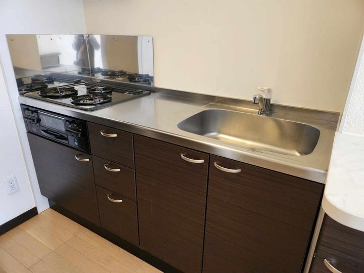 愛知県豊明市大久伝町南(マンション)の賃貸物件のキッチン