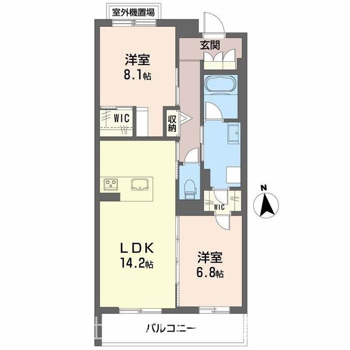 箕面フォレスト 百楽荘の間取り
