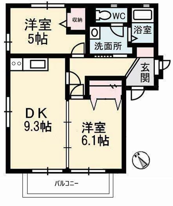 オリーブテラス C棟の間取り