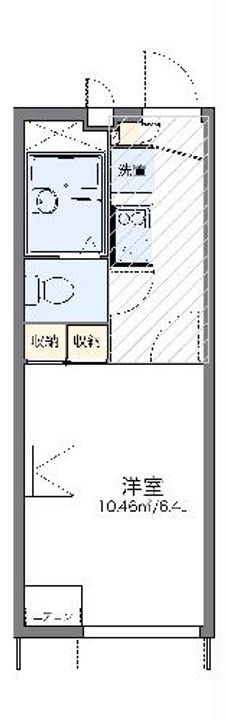 レオパレスメイプルIIの間取り