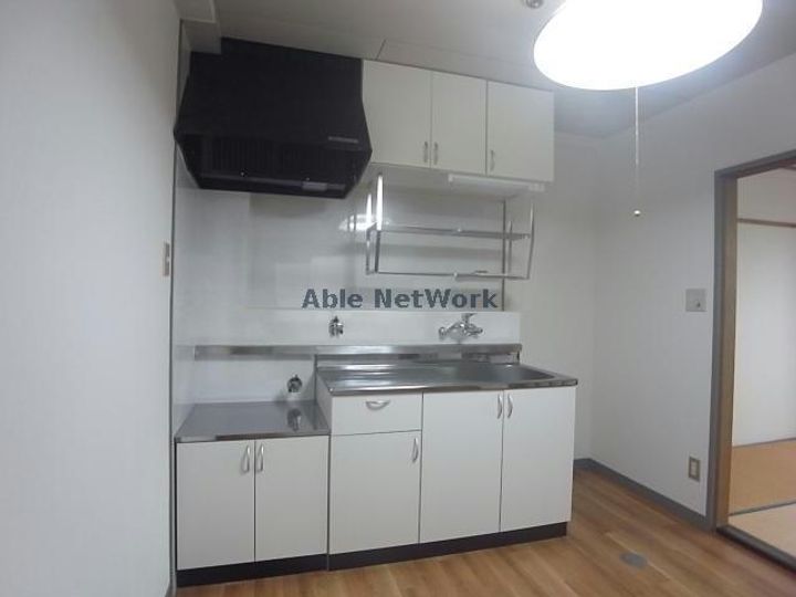 岐阜県岐阜市茜部菱野2(マンション)の賃貸物件のキッチン