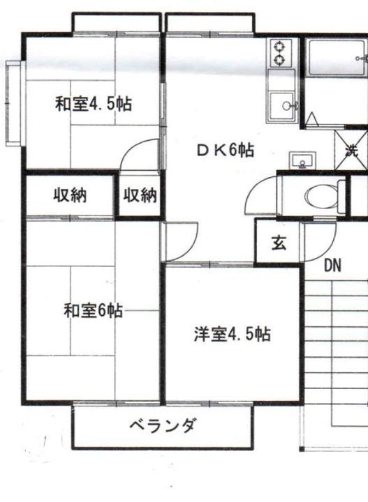 メゾンドマキの間取り