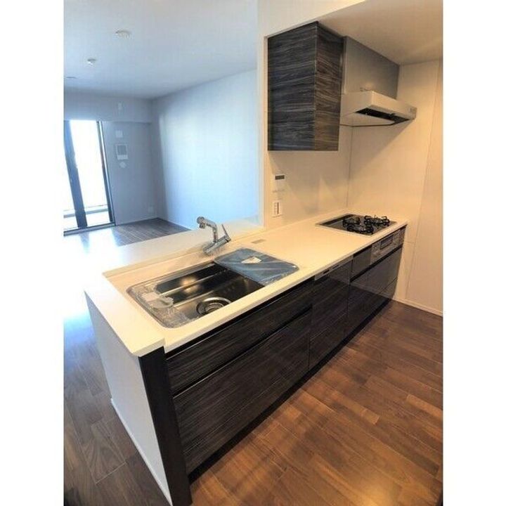 栃木県宇都宮市宮みらい(マンション)の賃貸物件のキッチン