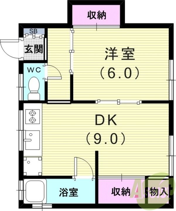 佐伯文化の間取り