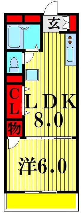 清和マンションの間取り