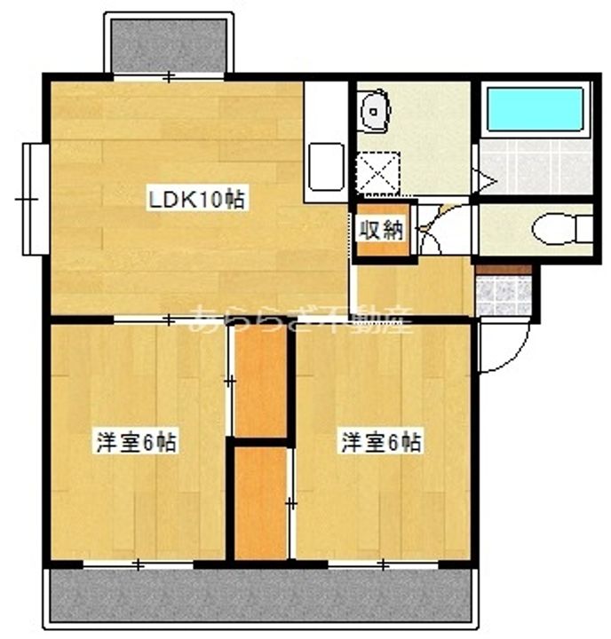 静岡県浜松市中央区芳川町(アパート)の賃貸物件の間取り