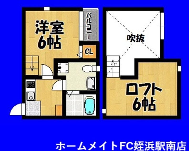 グラート内浜の間取り
