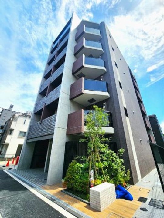 東京都品川区南大井4の賃貸マンションの外観