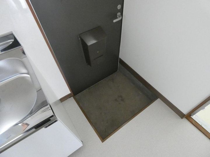 第三道野辺コーポの玄関