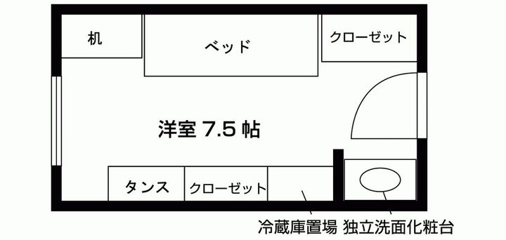 Nasic新田辺ハウスの間取り