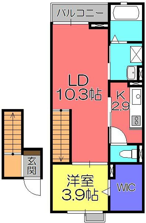 コンプリーション アンソレイエの間取り