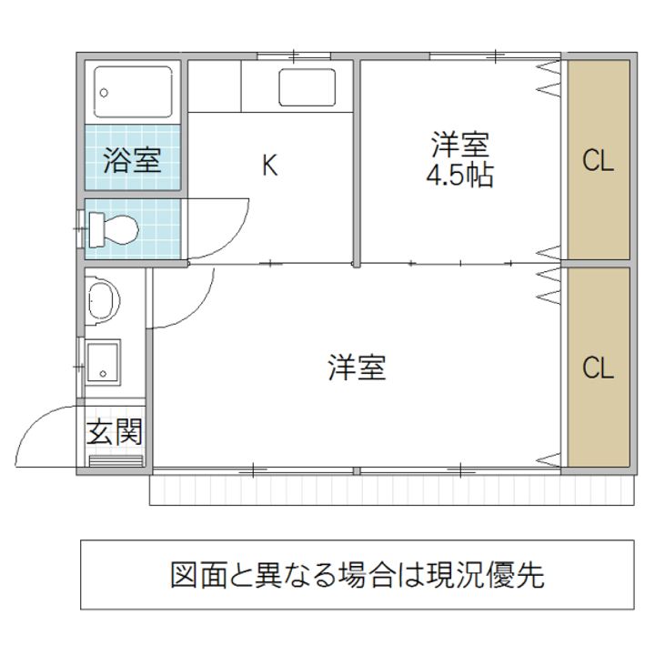 茨城県水戸市元吉田町(一戸建)の賃貸物件の間取り