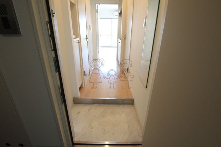 ラシーヌ阿倍野の玄関