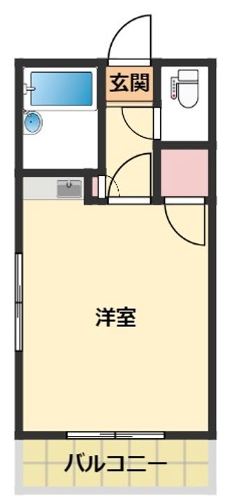 ラポール・中津の間取り