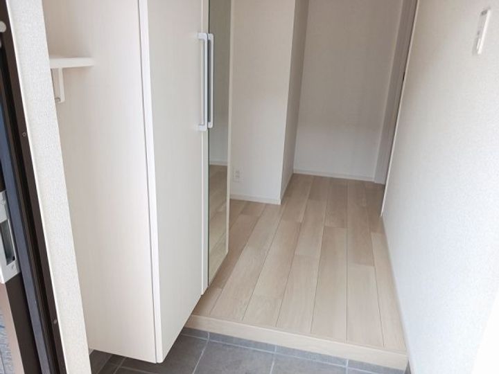 茨城県水戸市石川4(アパート)の賃貸物件の玄関