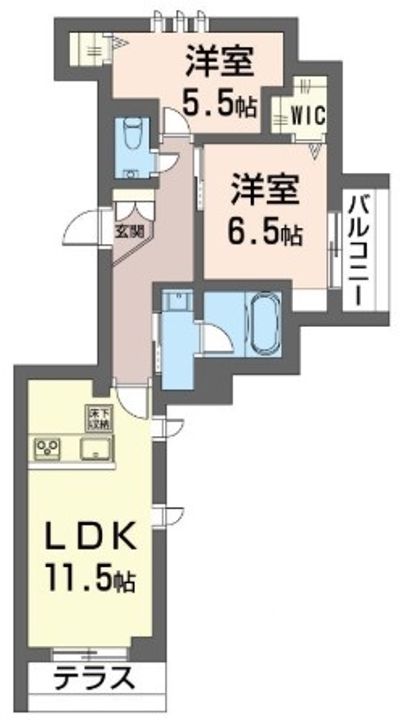 エクラージュ目白の間取り
