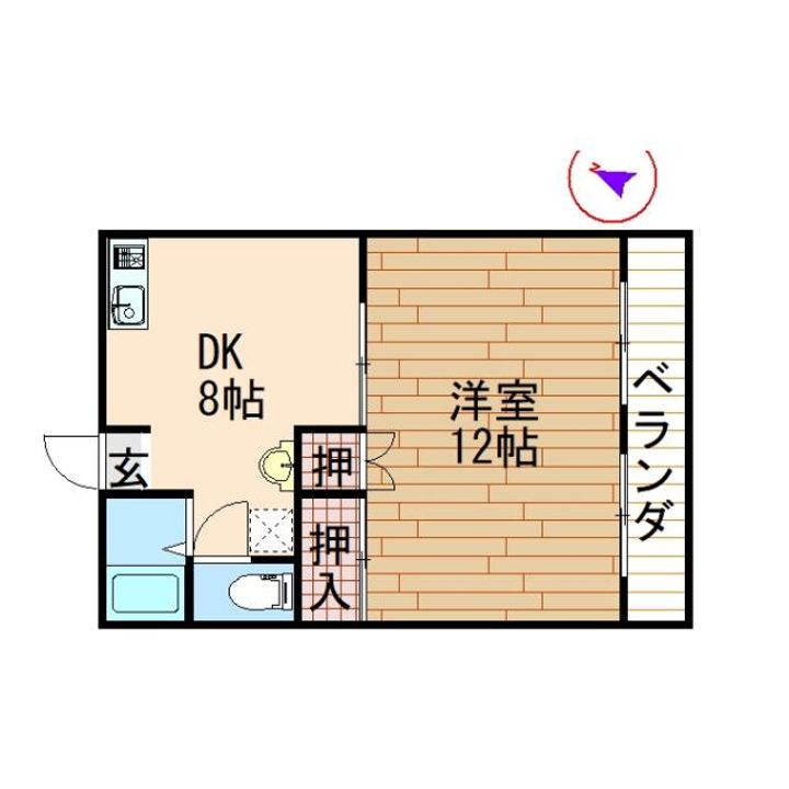 ストリーム原田の間取り