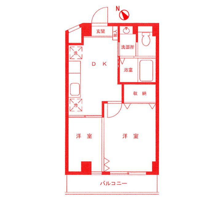 グリーンピア新横浜の間取り