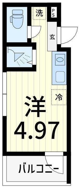 Cube kanamachi Vの間取り