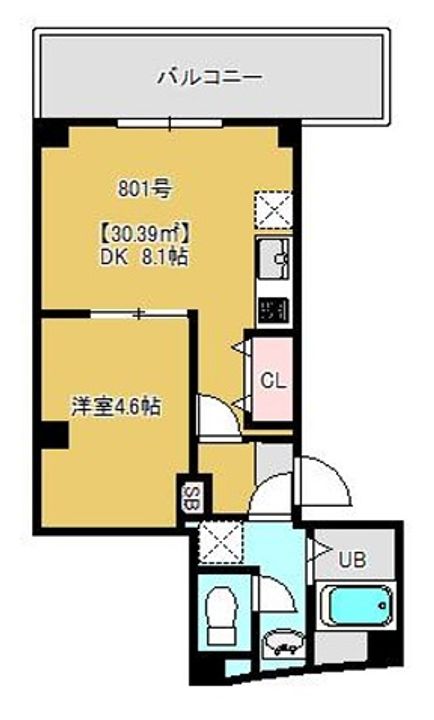 AQUASWill浅草の間取り