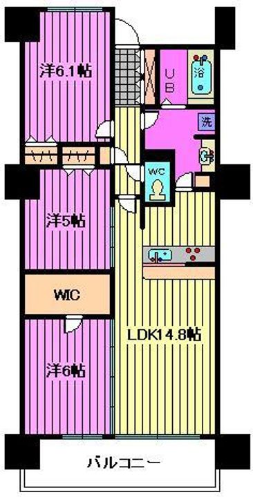 大宮スカイ&スクエア ザ・タワーの間取り